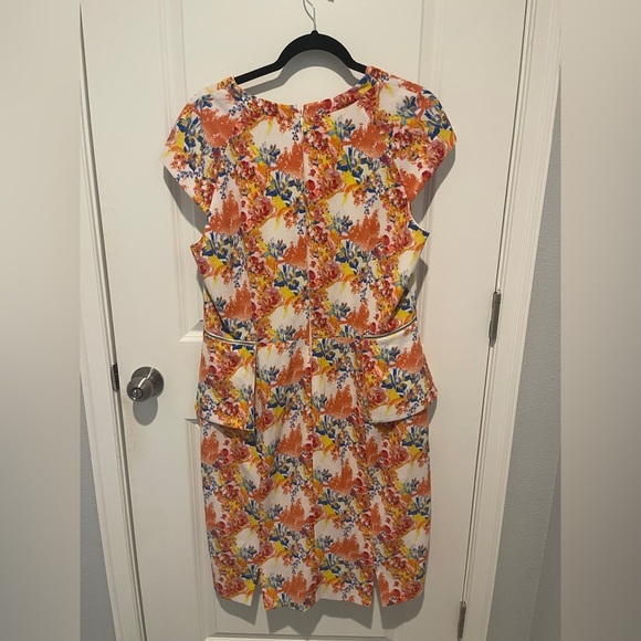 ANTONIO MELANI Colorful Floral Midi Dress - Picture 5 of 5